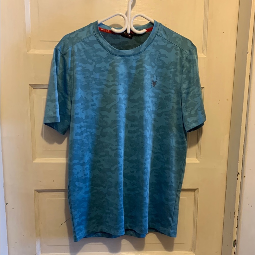 Spyder Blue Camo Men's Shirt